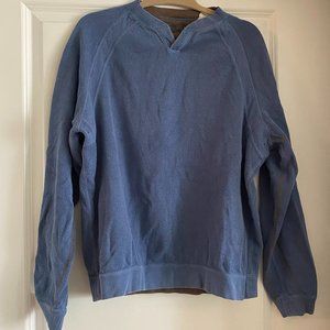 Tommy Bahama Blue Pullover with V Neck Style - Size Medium